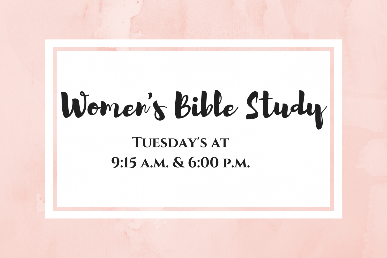 Women's Bible Study